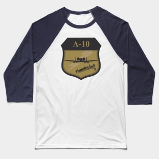 A-10 Warthog Patch (desert subdued) Baseball T-Shirt